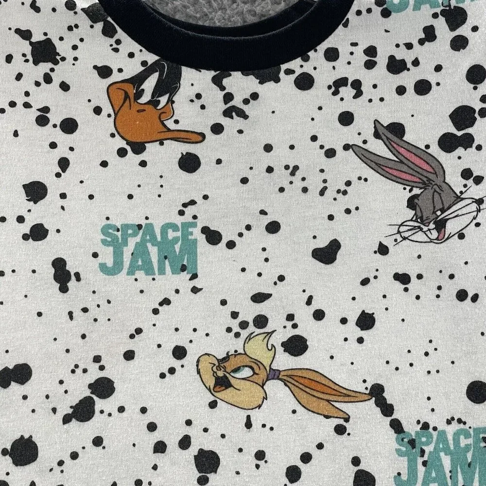 Space Jam T Shirt‎ Boys Sized XS White Graphic Character